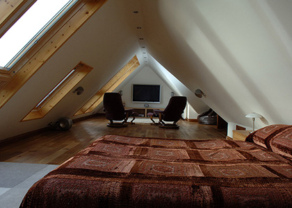 Loft conversion bedroom